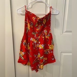 Garage floral romper